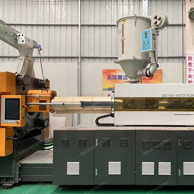Efficiency CE Servo Motor Injection Molding Machine With Fast Plastic Melting