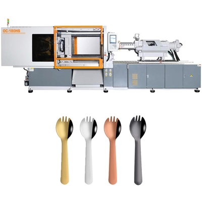 180T Plastic Injection Machine Orange Color High Strength Precision Clamping Structure