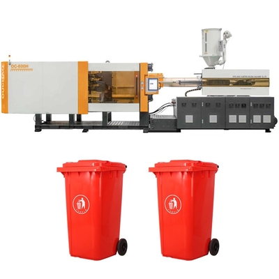 OUCO 800T Highly Responsive Injection Molding Machine Production Of Large Outdoor Trash Cans