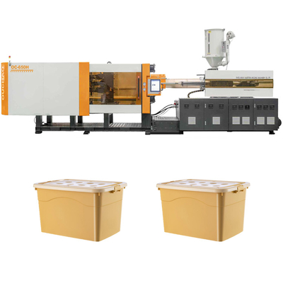 OUCO 650T Hydraulic Servo Waterproof And Dust Proof Large-Capacity Plastic Storage Box Injection Molding Machine