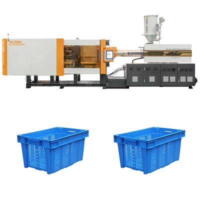 800T Stackable Plastic Fruit Transportation Crate Making Injection Molding Machine