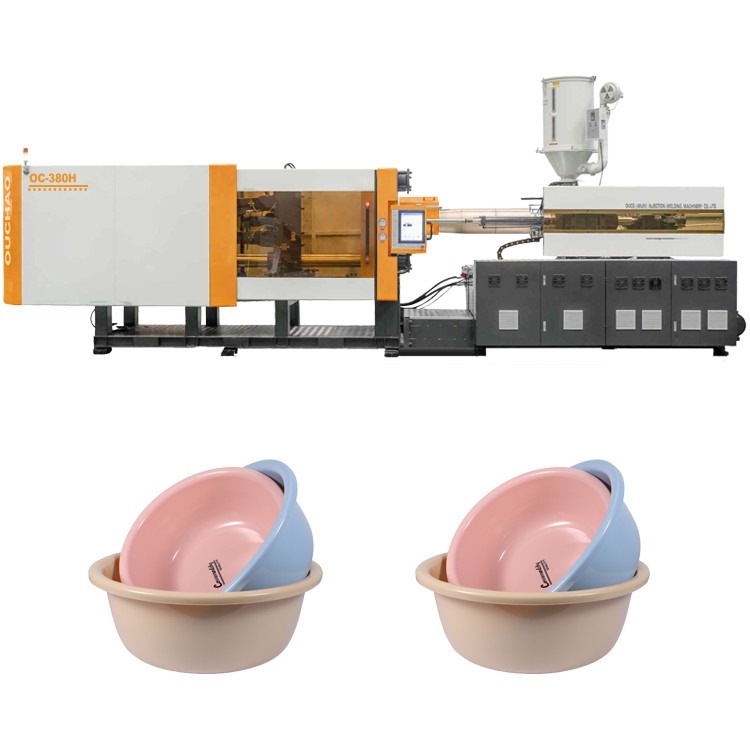 Centre Clamped Production Washbasin 380T Injection Moulding Machine
