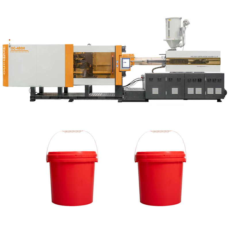 Plastic Paint Bucket Making 480T Injection Molding Machine With Servo Motor
